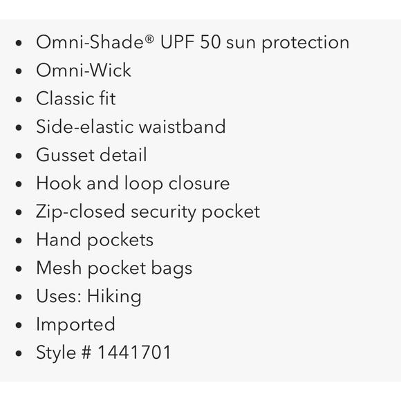 Columbia Men’s Black Silver Ridge 10” Inseam Cargo Shorts 42 NWT - Picture 6 of 9